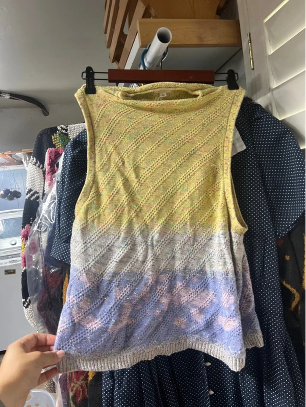 Pilcro Crafted Bib Sweater Tank XL